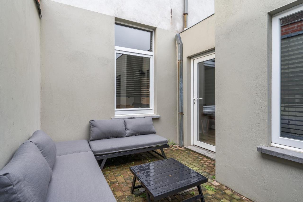 根特Cosy, Furnished & Renovated Flat With Outside Lounge公寓 外观 照片